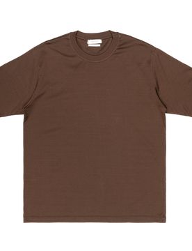 T-shirt Uomo Paricollo Cotone Mercerizzato Moka MM
