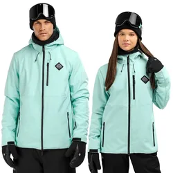 Veste Softshell W2 Senja Turquoise S Homme