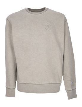 Felpa Girocollo Uomo 12 Galaxies Faded Crewneck Khaki