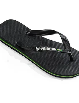 Tongs Brasil Logo Black / Black EU 39-40 Homme - Havaianas - FashionsVida