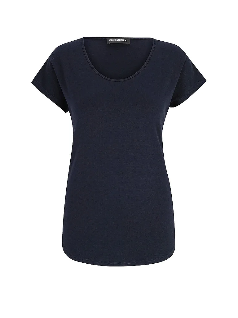 T-shirt bleu marine 44 - Doris Streich - FashionsVida