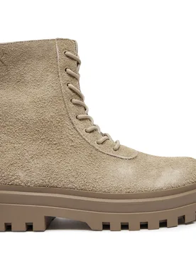 Schnürstiefeletten Lugged Lace Zip Boot Oxf Hr Su YM0YM01068 Beige 45 male - Calvin Klein Jeans - FashionsVida