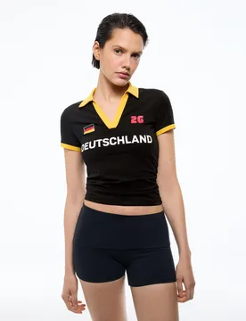 Polo Ajusté Allemagne Fifa World Cup™ S Noir - Bershka - FashionsVida