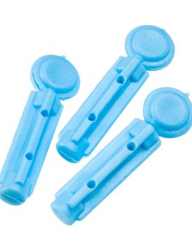 Meditouch Lanzetten, 100 Stück blau