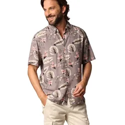 Camicia A Maniche Corte Sahel Capuccino 2XL