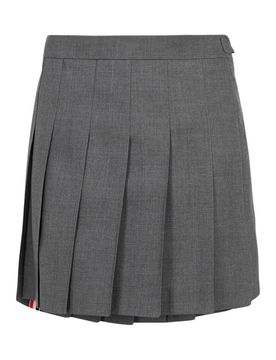 Minigonna in lana mélange