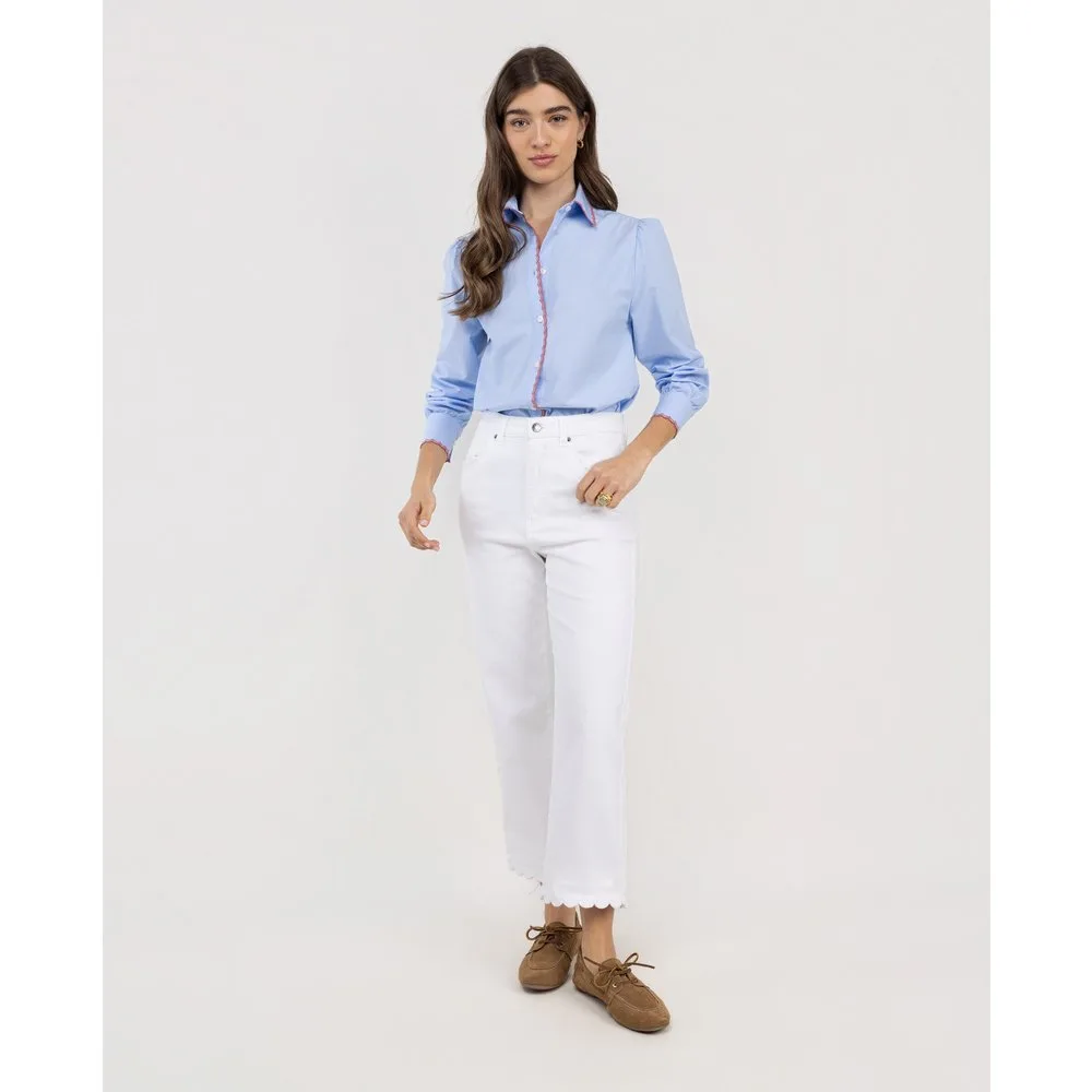 Pantalón denim de mujer liso seline - El Ganso - FashionsVida