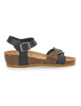 Sandali con Cinturino Neri 22711 38