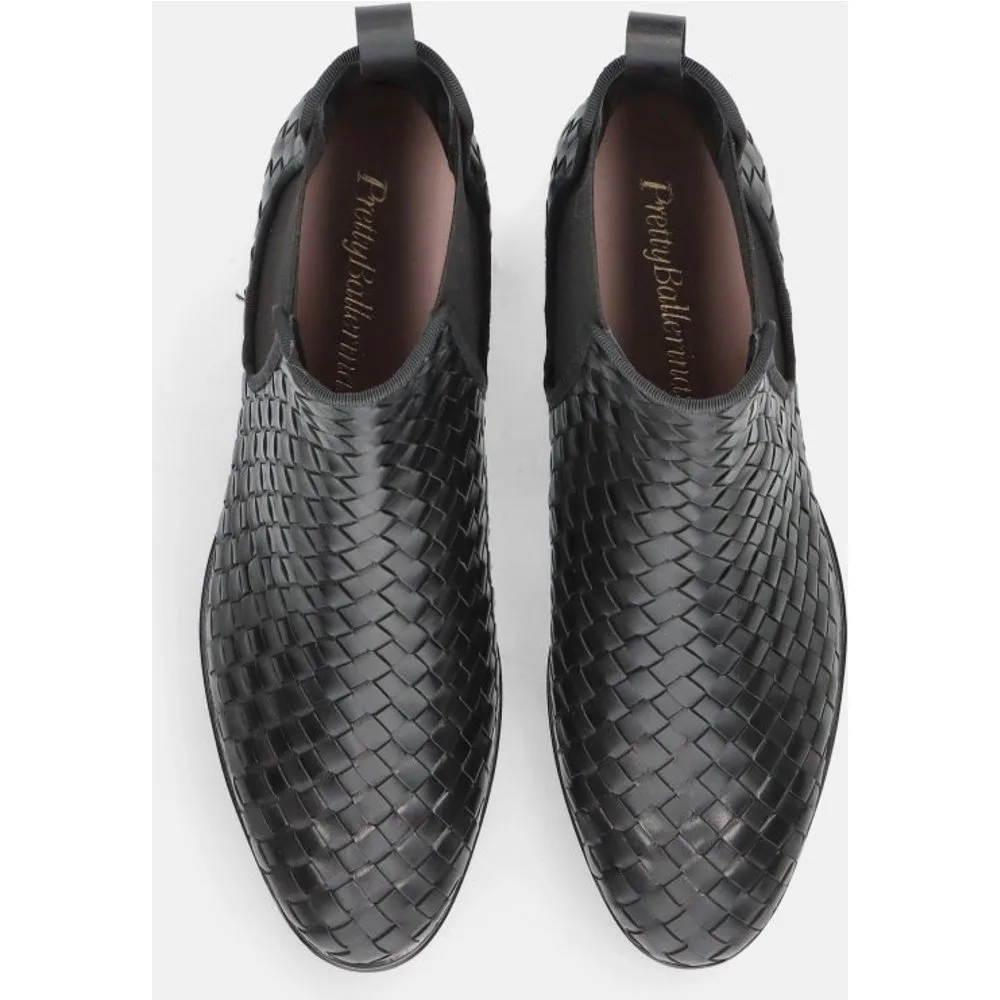 Botines pat de mujer en napa entrelazada - Pretty Ballerinas - FashionsVida