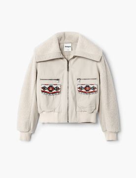 Veste trucker, Coton, Blanc, XS