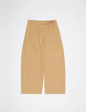 Pantalones rectos de mujer de tiro bajo con rayas - Bimba y Lola - FashionsVida