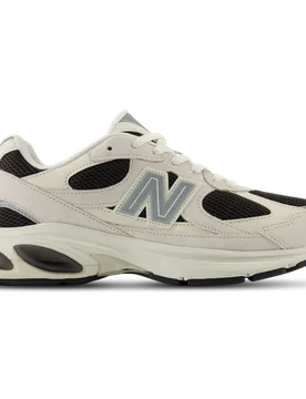 Men's Sneakers - Grey - Size 10 - Leather - Grey - Size: 10 - New Balance - FashionsVida