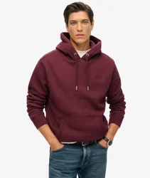 Superdry Herren Essential Hoodie mit Logo Rot - Größe: S