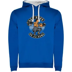 Sweat à Capuche Go Hard Two-colour Royal Blue / White L