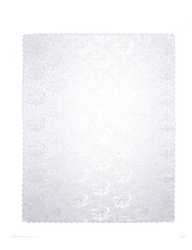 Jacquard-Tischdecke "Jasmin" weiss