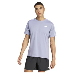 Own The Run 3 Stripes Short Sleeve T-shirt Silver Violet XL Men