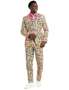 Suits Herrenkostüm mit Konfetti
