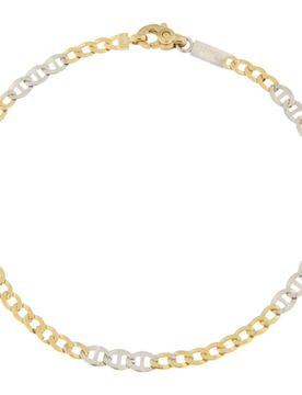 Bracciale Uomo in Oro Giallo e Bianco MMW080GB21