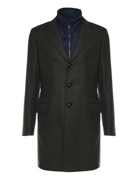 Cappotto double in lana e cashmere