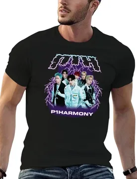 P1 Harmony P1oneer Tour T-Shirt men t shirt cotton 100% t shirts for man cotton soft t shirts for man pack cotton T-shirt - Aliexpress - FashionsVida
