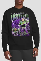 Toy Story Buzz Lightyear Homage Sweatshirt, Black - Black - Size: S
