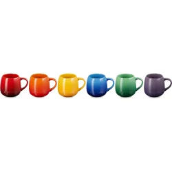Set 6 Tazas Coupé Arcoiris