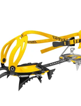Crampons Air Tech Hybrid New-matic Evo Black / Yellow EU 35-46 unisex - Grivel - FashionsVida