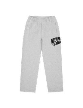 Distorted Arch Logo Straight Leg Sweatpants - Heather