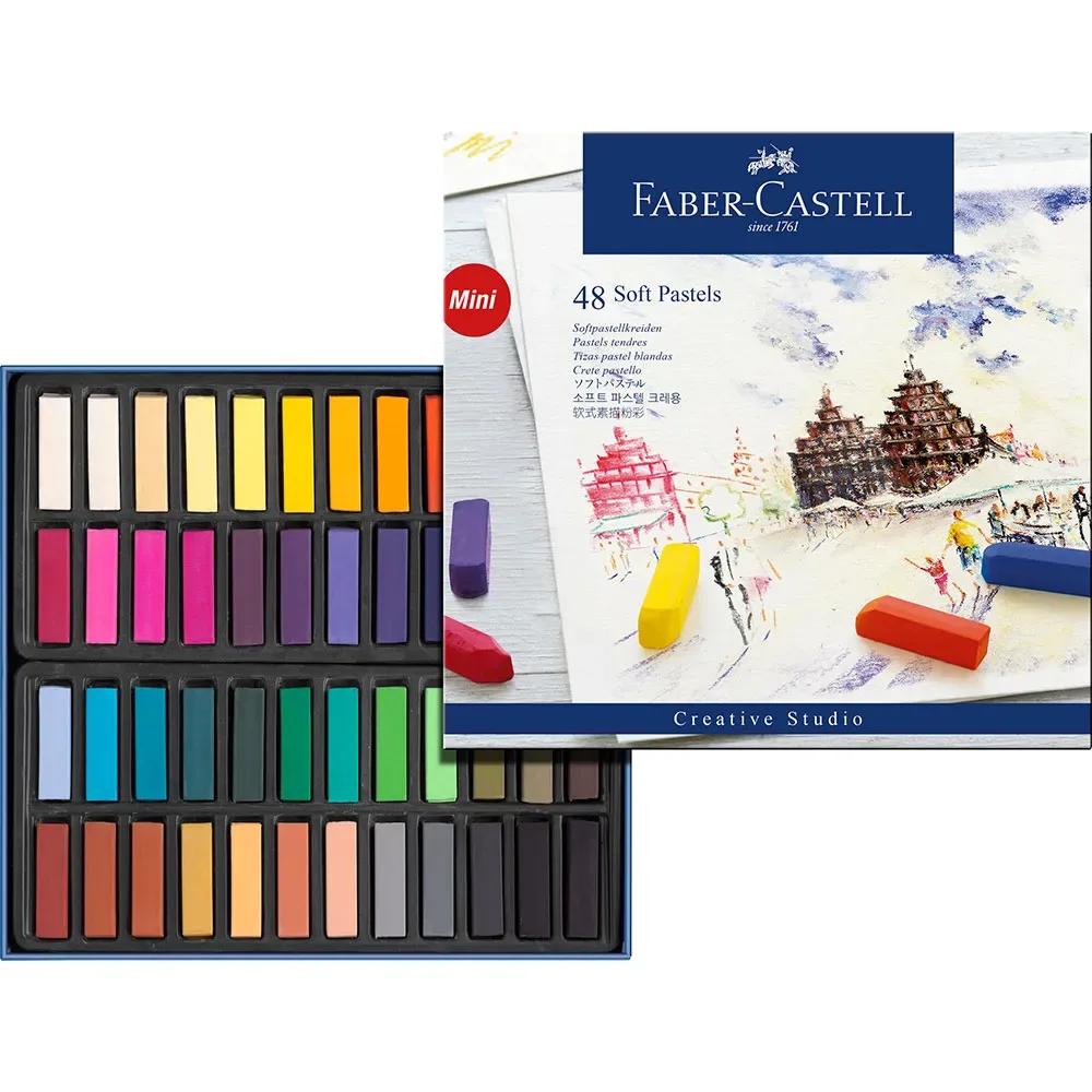 Gessetti Soft Pastel Mini 8 Unità - Faber Castell - FashionsVida