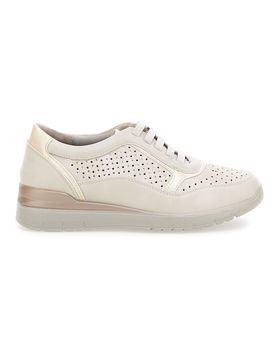 Sneakers Beige Con Platform Mina930 37
