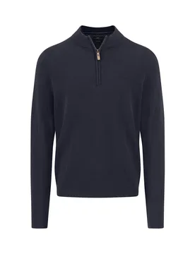 Pull à Demi-zip 1509326 Navy M