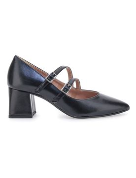 Décolleté Nero con doppio cinturino 776 39