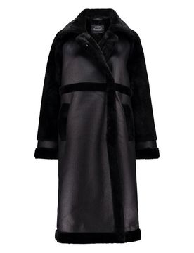 Kunstledermantel - LS P JK MI44NNA - XS bis XXL - für Damen - Größe XS - schwarz - Frauen - female