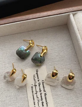 Niche trend Gentle sophisticated elegant Crack Fritillaria Earnail earrings for women's girl eardrop jewelry wholesale - Aliexpress - FashionsVida
