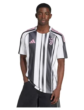 T-shirt à Manches Courtes Domicile Juventus 25/26 White / Black M - Adidas - FashionsVida