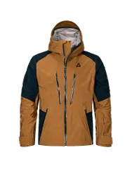 Chaqueta de esquí para hombre Shell Style Lufeld mostaza 52
