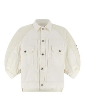 Sacai Giubbotto bomber ibrido