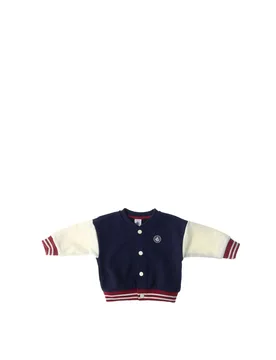 Felpa garzata BLU NAVY 24M - Petit Bateau - FashionsVida