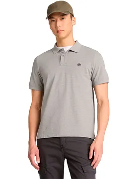 Polo A Maniche Corte Millers River Pique Medium Grey Heather 3XL