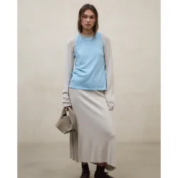 Camiseta de mujer sin mangas de algodón