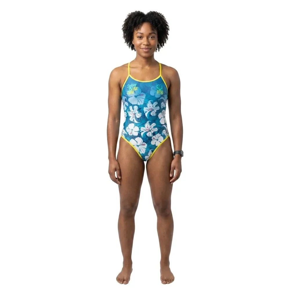 Maillot De Bain Swim Bike Run Flower - OTSO - FashionsVida