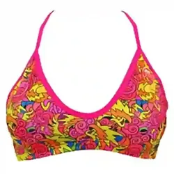 Mare All Dragon Bikini Top Orange 2XL Women