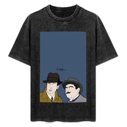 Captain Hastings and Poirot T-Shirt