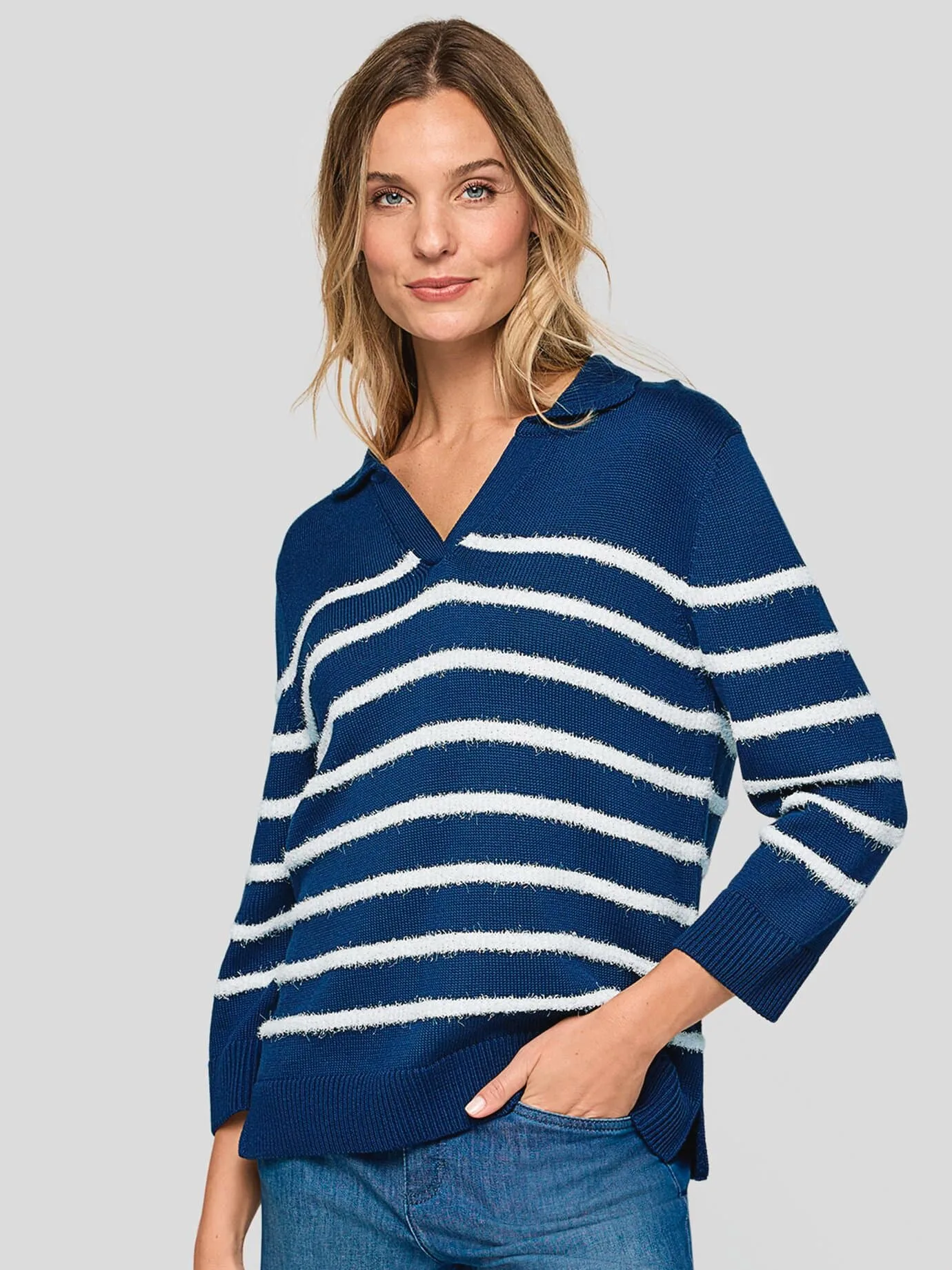 Strickpullover Maritim - Marine - female - Size: 44 - RABE - FashionsVida