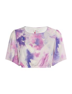 IZIA Blusa lila / rosa / blanco
