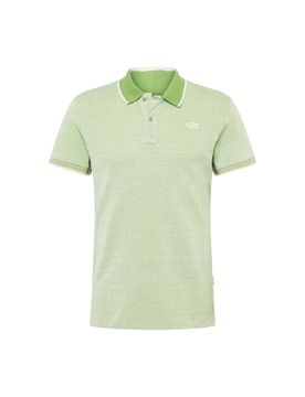 BLEND Camiseta verde / blanco