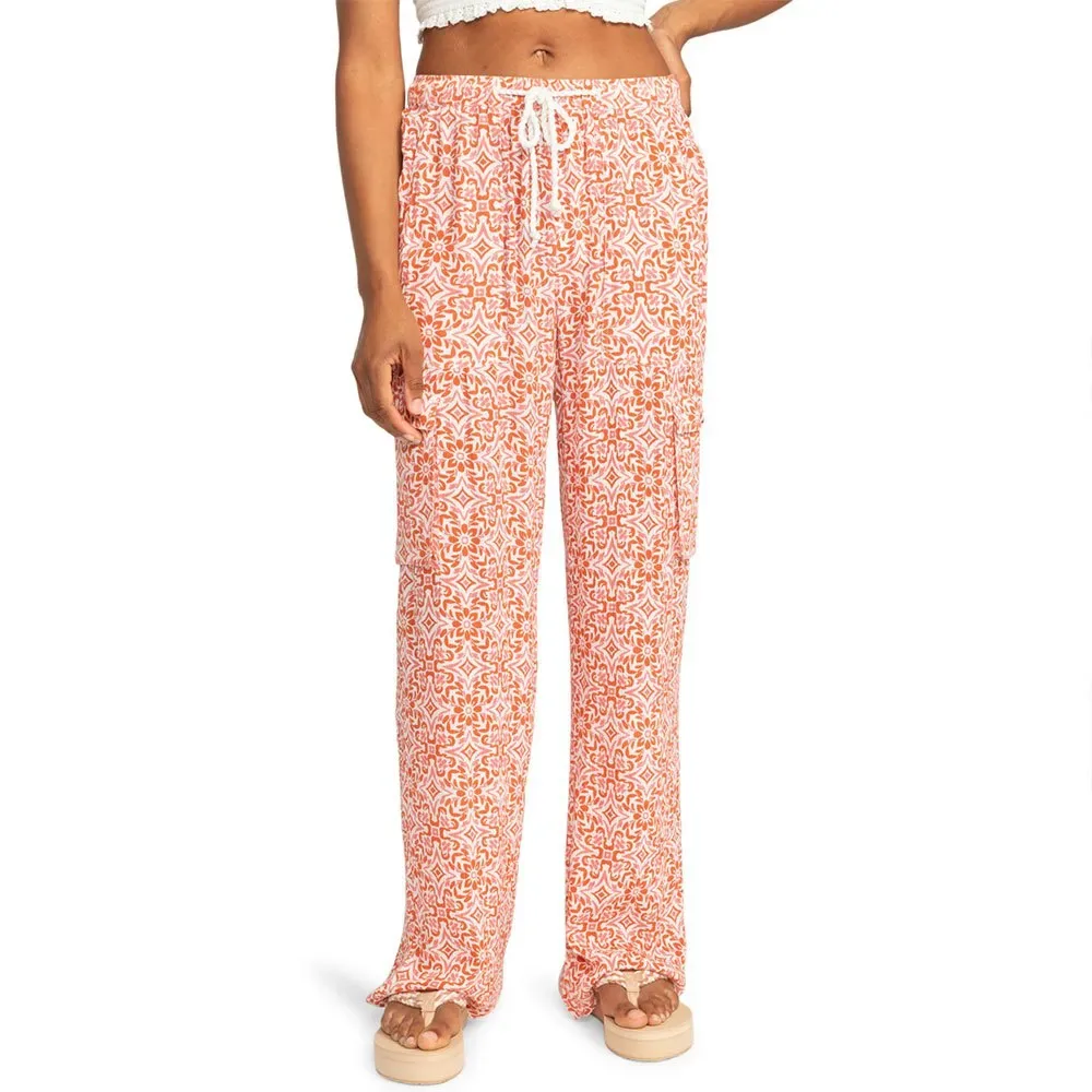 Pantalon Preciouscopapt Cloud Dancer / Pattern_2 S - Roxy - FashionsVida