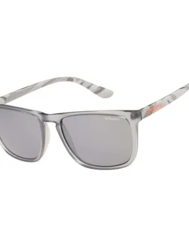 Lunettes De Soleil Shockwave-113 Matte Crystal Dark Grey Fade Crystal Silver mirror/CAT3 unisex - Superdry - FashionsVida