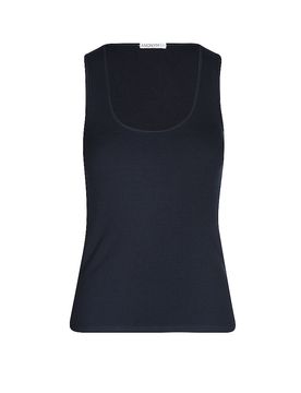 Top CLAIRE azul oscuro S
