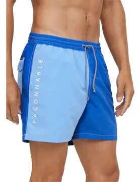 FaÇonnable Pantaloncino Da Bagno Iconique Ultra Blue S